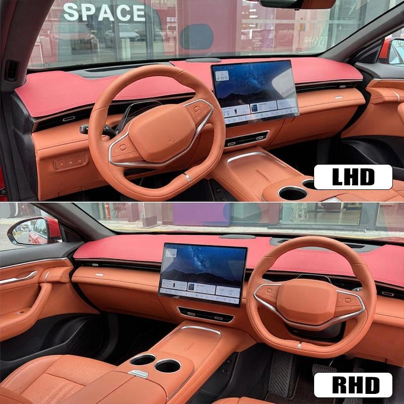 LHD/RHD Для Deepal S07 S7 2025 2026 Автомобильный кожаный коврик-чехол на приборную панель от солнца Предотвращение бликов Нескользящий коврик Коврики Аксессуары
