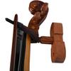 Wall Mount Guitar Holder, Wall Guitar Hanger, Mahogany Violin Hook with Screws, Guitar Wall Mount Hook, Violin-Shaped Hook Stand for Stringed Instrume
