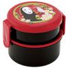 Skater Bento Box 500ml 2 Tier Round Rice Ball Case Antibacterial Made In Japan Spirited Away Kaonashi Enji Studio Ghibli ONWR1AG-A