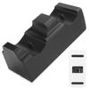 Dual Charger Controller Stand Desktop Charger for PS5 Gaming Console Joystick with LED LightBlack