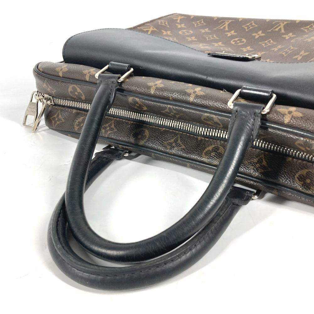 Louis Vuitton M56719 MonogramMacassar Soft Briefcase 2WAY Hand Bag Document Bag