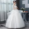 Bridal Dress In White Temperament Style Wedding Lace Embroidery Large Size