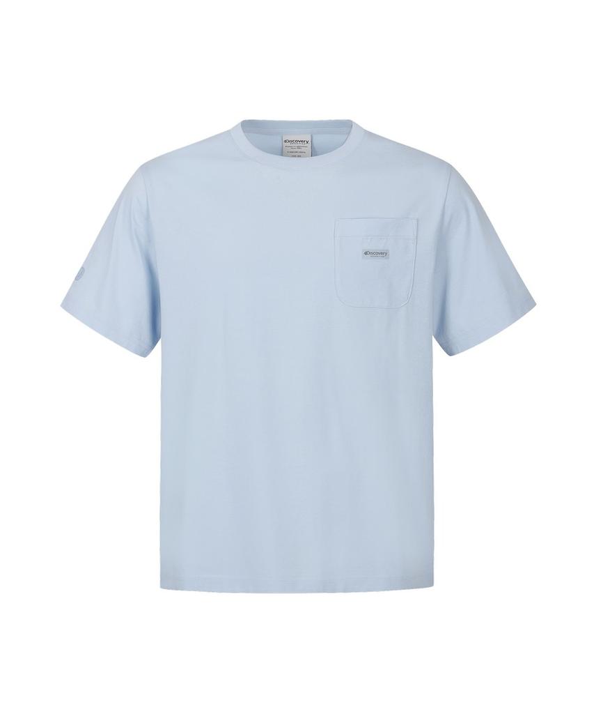 DISCOVERY EXPEDITION Uni Freshvent D-Symbol Short Sleeve T-Shirt (L/Blue)