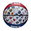 Баскетбольный мяч Wilson NBA ALL TEAM BSKT 7 NBA All WTB1301XBNBA Размер (Размер Команда) Мужской 7/Диаметр Прибл.. 24.5см, Красно-бело-синий