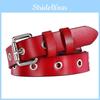 Wide Leather Twolayer Belt Women Vintage Circular Decoration Daily Wear Party