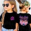 K-Pop Охотники на демонов Saja Boys Детская одежда Летняя мультяшная одежда с глуповатым тигром Модная мужская футболка Хлопковые детские футболки