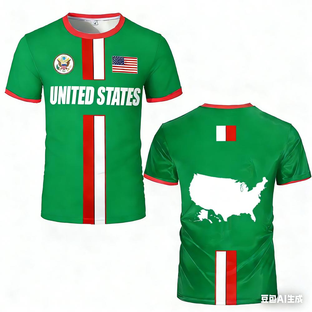 New Summer United States Maillot Football Jersey Breathable Quick Dry Training Football Jerseys Men Women Fashion Sports Tees