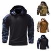 Мужская толстовка с капюшоном и съемными карманами для тренировок на открытом воздухе, эластичная футболка S-XXL