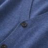 Men's Cashmere Wool V-Neck Cardigan Sweater - Loose Solid Color, Long Sleeve, Casual All-Match (2024).