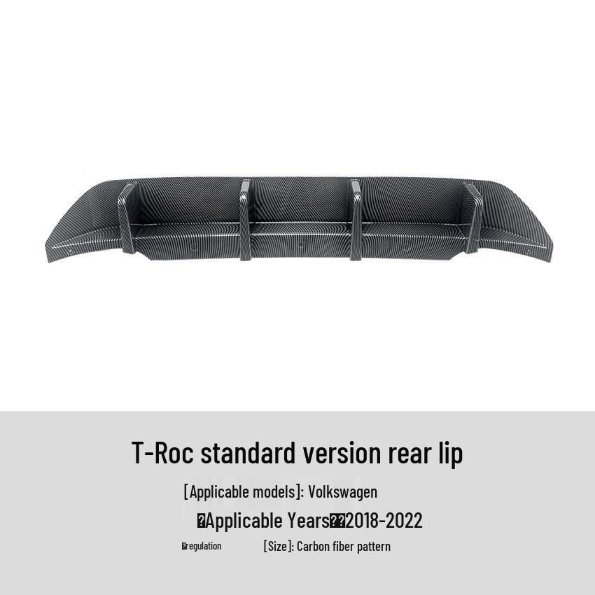 Volkswagen T-Roc Задний спойлер (2018-2022 гг.) – Аксессуар для модификации экстерьера