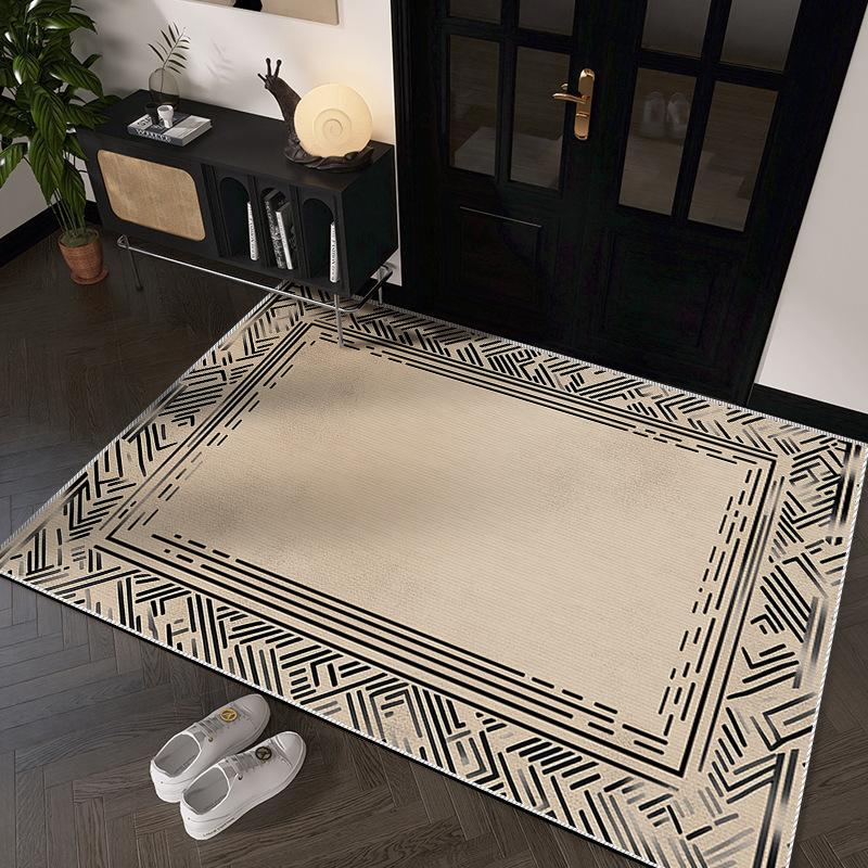 Современный легкий роскошный входной коврик, входной коврик, бытовой дверной коврик, впитывающий нескользящий коврик, пылевой коврик