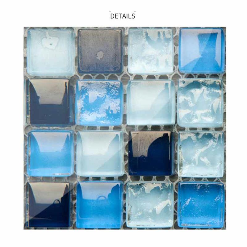 10см*10см/10шт 3D Мозаичная Самоклеящаяся Плитка Толстые Водонепроницаемые Обои Наклейки на Пол Сделай Сам Дом Кухня Ванная Декор