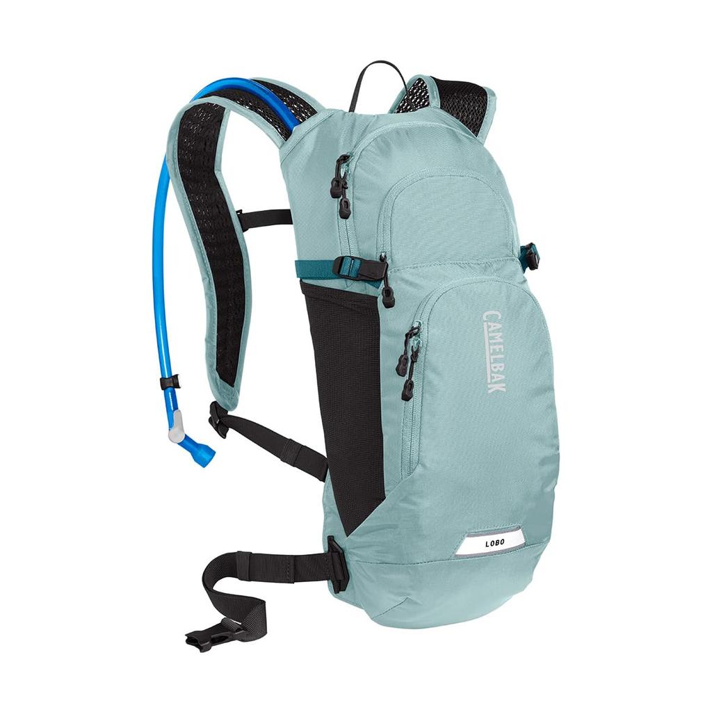 Camelbak Lobo 9 Cycling Hydration with CRUX Reservoir Blue Haze Bag, Women's Fit, (2L),