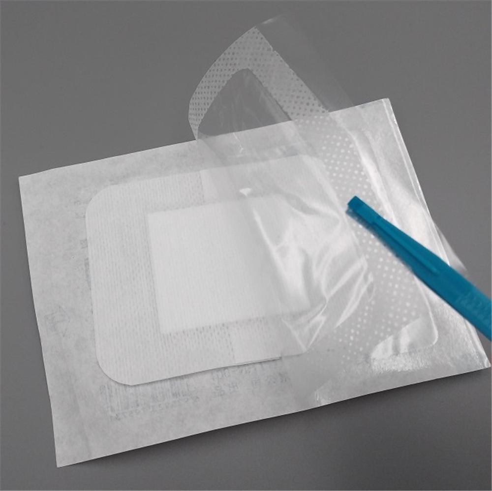 Медицинский дышаший квадратный пластырь для перевязки ран 10шт