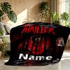 Custom Name Personalized Michael Jackson Print Blanket, Home Decor, Bedroom, Sofa, Camping, Couch, Gifts for Birthday ChristmasEnthusiasts