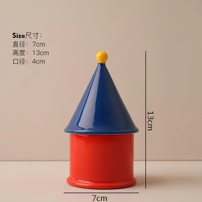 Мультяшная керамическая зубочистница Дофаминовая креативная коробка для ватных палочек Коробка для зубной нити Настольные декоративные украшения Бытовые товары