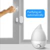 Zigbee 3.0 Smart Door & Window Sensor Open Close Alarm Built-in Brightness/Luminance Detector Works with Alexa Google Home