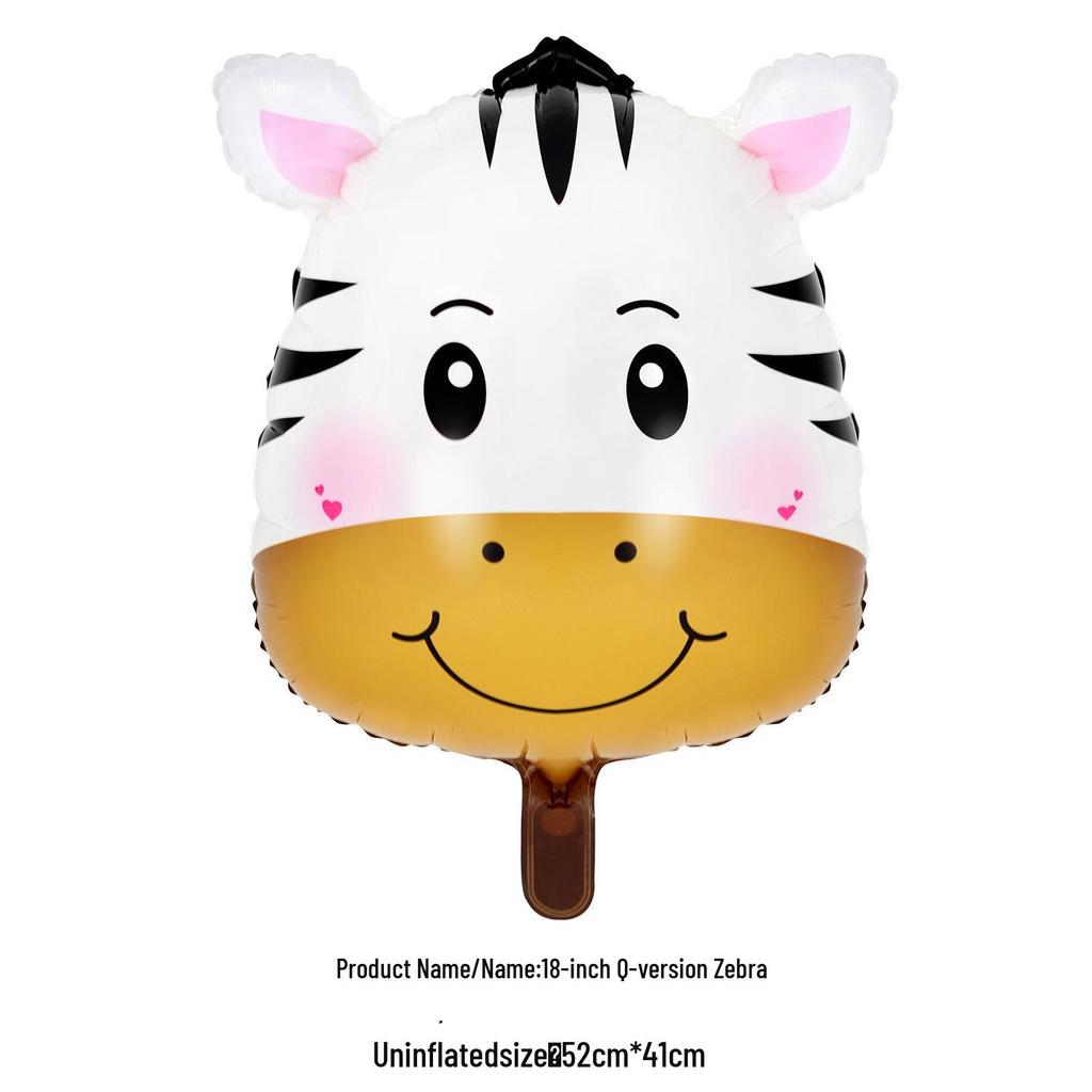 18" Новый Q-версия Детский мультяшный животный фольгированный шар для украшения на день рождения