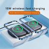 YN-102 Wireless Charger Dual Charging Pad for iPhone AirPods Samsung