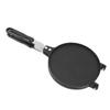 Egg Roll Press Pan Stick Proof Aluminum Stove Top Tortilla Press with Handle for Kitchen 6.8 Inch Glossy Style