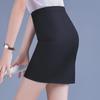 [Commuter Skirt] Women's Slim Black Summer Skirt: Korean Style for Formal and Work Settings