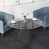 Modular Carpet Tile in Medium Grey with Stripes 50 x 50 cm 4 pcs