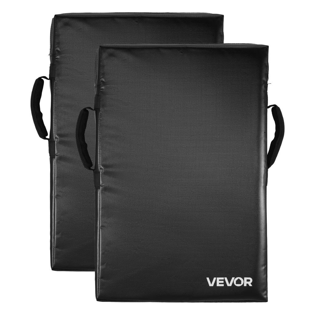 VEVOR Football Blocking Dummy, 24x16 in Blocking Pads, Kick Shield Pad with Handles, High-Density Sponge Tackle Dummies