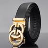 E-Commerce Men'S Belt Double G Letter Buckle Automatic Cowhide Belt, One Piece