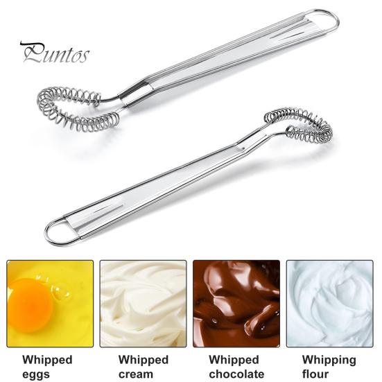 Миксер для яиц, прочный, эластичный, ручной пружинный венчик из нержавеющей стали для кухни
