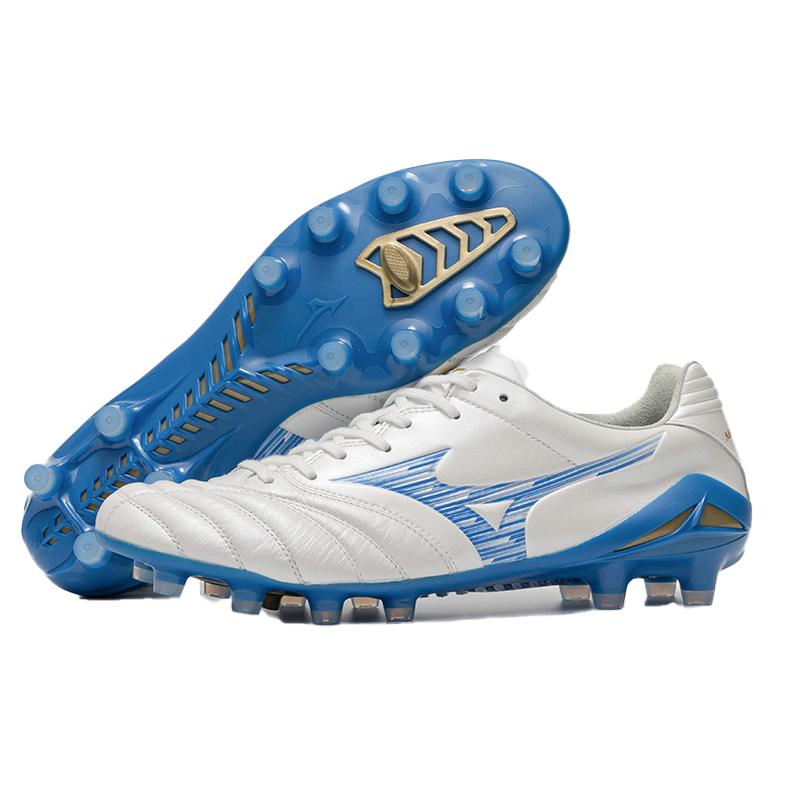 Mizuno Износостойкие футбольные бутсы Мужские Бело-синие Mizuno P1GA242025