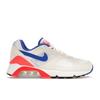 Air Max 180 Ultramarine 2024 Unisex Sneakers White Solar-Red Black FJ9259-100
