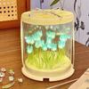 LED Tulip Night Light Warm Soft Glow Aesthetic Lamp With Gift Bag for Bedroom Decor Romantic Valentine's Day Gifts