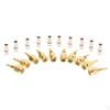 10 шт. Золотой разъем SMA прямой