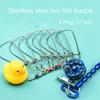 Пряжка с замком для рыбалки и катушкой, замки для живой рыбы из нержавеющей стали, ремень, инструменты для рыболовных снастей, поплавки, рыболовная катушка
