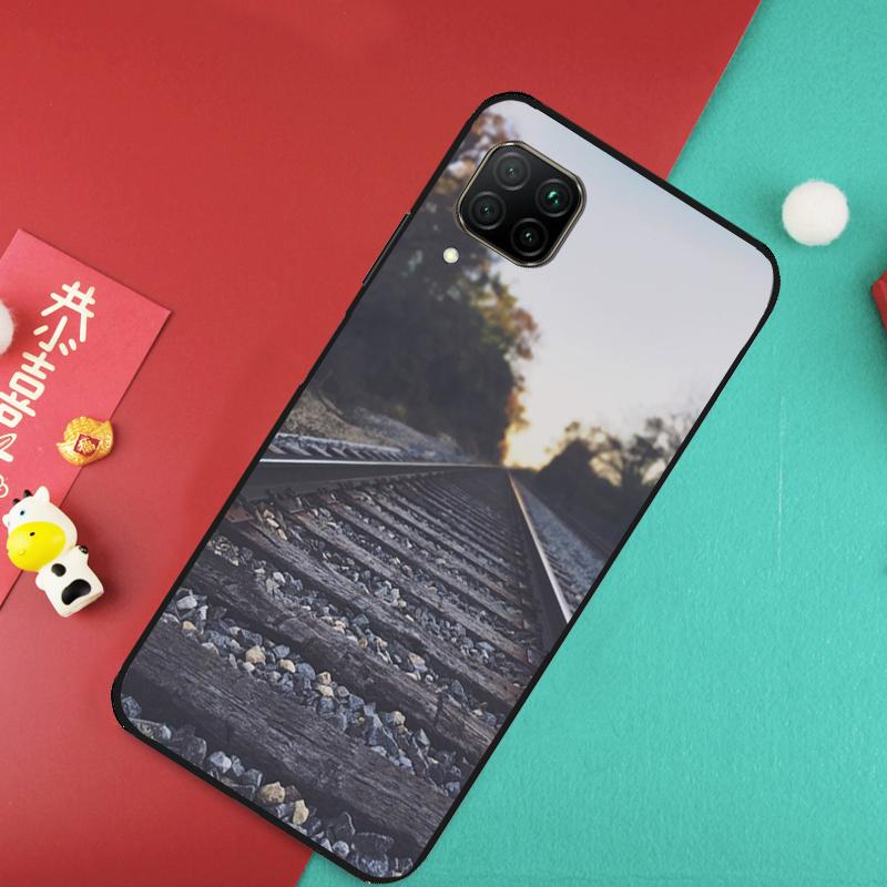 Солнечный свет на железнодорожных путях Чехол для Huawei Nova Y73 Y70 Y72 Y60 Y90 Y61 Y91 8i 7i 11i 12i 12s 9 10 SE P20 P30 P40 Lite