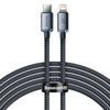 Кабель Baseus 2 м USB-C - Lightning - Быстрая зарядка PD 20 Вт, Передача данных 480 Мбит/с - Черный