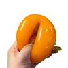 Handmade Orange Slushy Squeeze Fidget Toy Soft Slow Rebound Stress Relief Toy for Surprise Blind Box Filler Gift