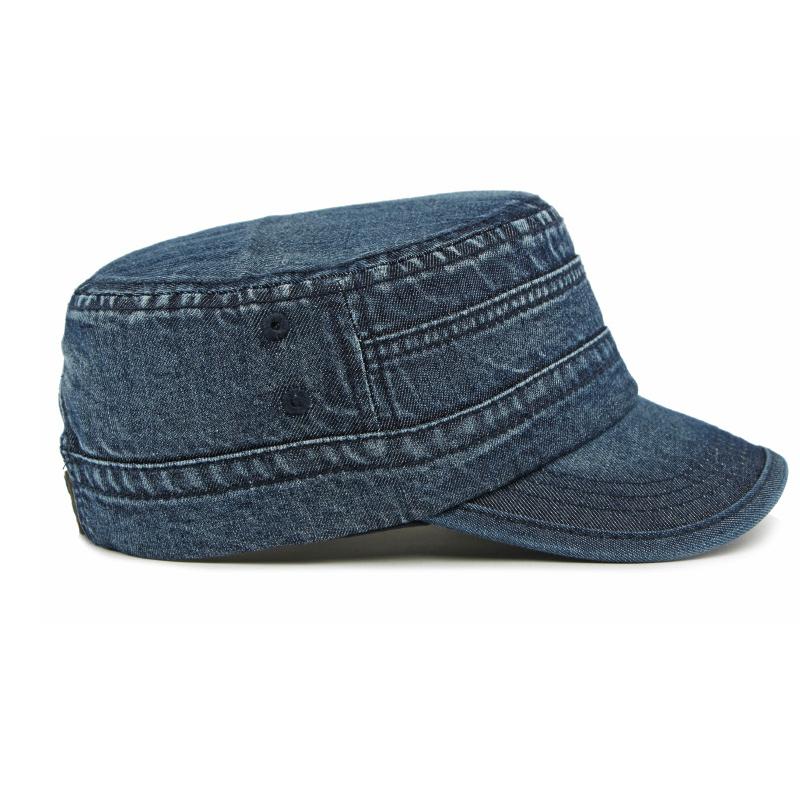 Кепка с плоским верхом Мужская винтажная кепка Джинсовая шляпа Шляпа для защиты от солнца для улицы