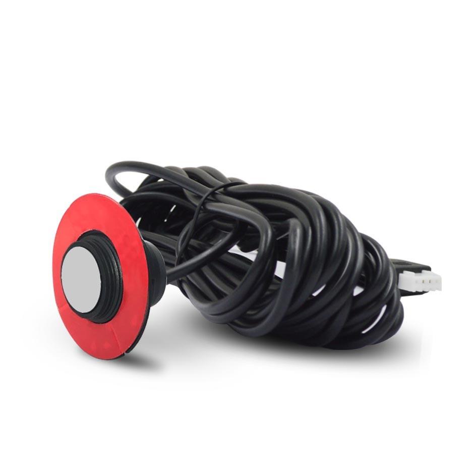 Комплект из 4 датчиков парковки, задний резервный радар, парктроник, система помощи при движении задним ходом, определение расстояния, зуммер автомобиля, голосовая сигнализация, оригинал