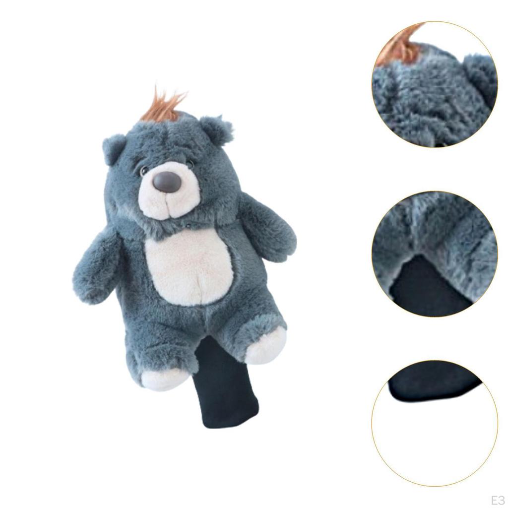 Чехол для гольфа Bear для клюшек Fairway Wood, симпатичный мягкий защитный чехол для парков