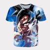 Полиэстер быстросохнущая Dragon Ball модная мужская летняя повседневная удобная быстросохнущая дышащая детская футболка XXS-6XL