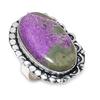 Натуральный Пурпурит Драгоценный Камень Серебро 925 пробы Ювелирное Кольцо Размер 10 Z7d32
