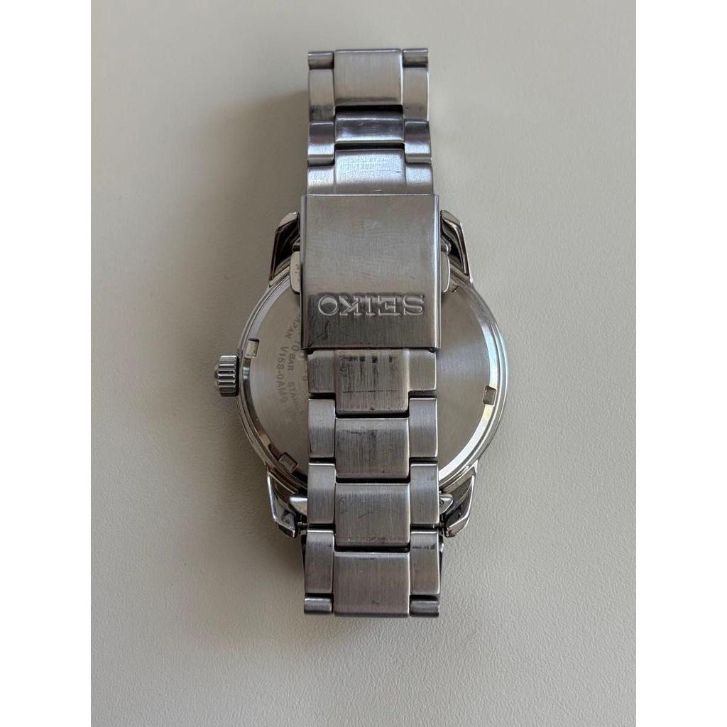 Б/у солнечные часы SEIKO SOLAR SBPX063 черный циферблат