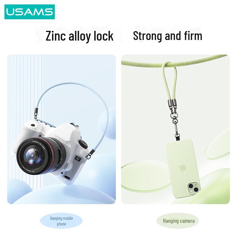 USMAS Модный шнурок безопасности для мобильного телефона с держателем для карт