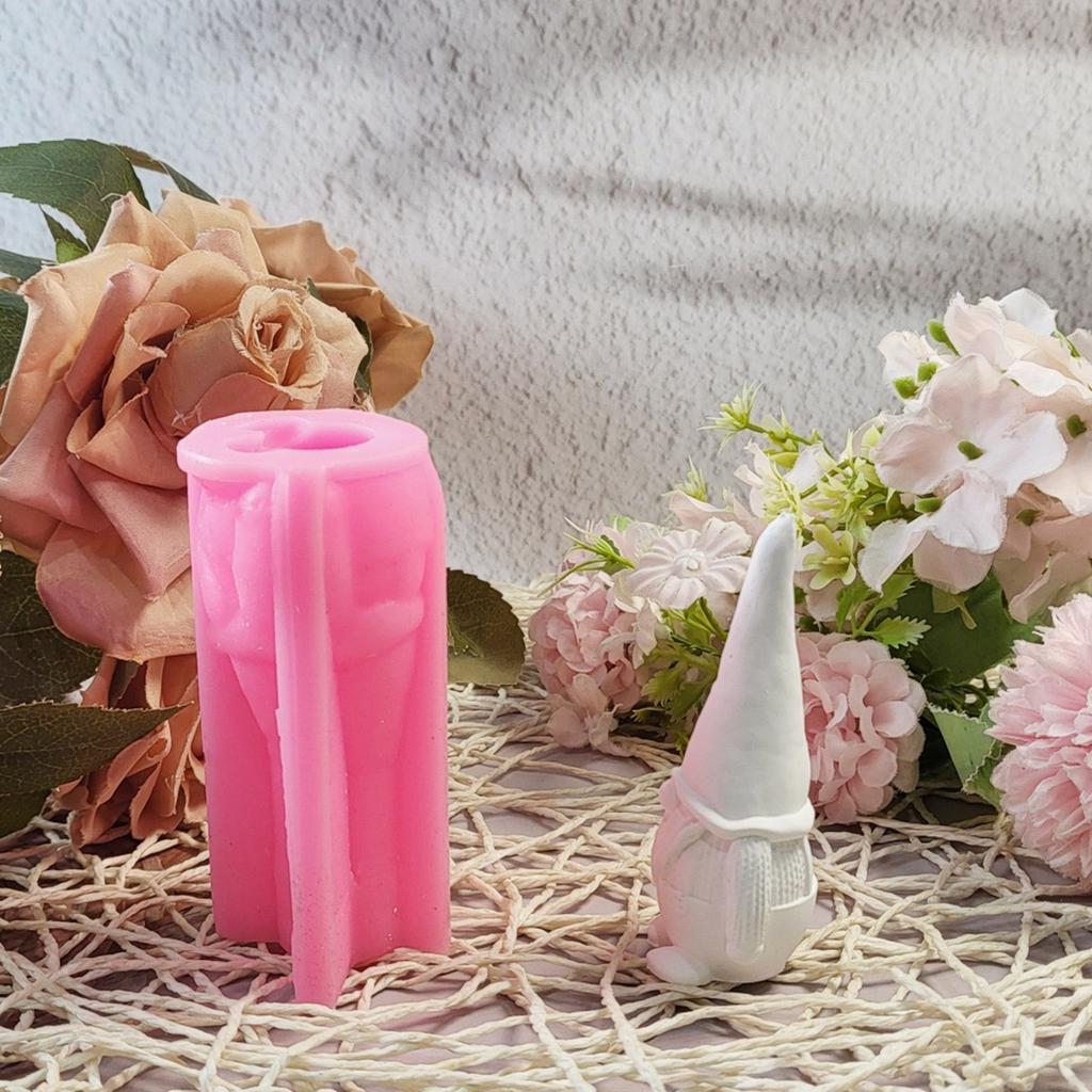 Силиконовые формы для свечей и мыла из гипса в виде гномов, силиконовые формы для шоколада и мастики