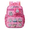Labubu Kids' Cartoon Backpack: Large Capacity for Elementary Boys & Girls, Cute Double Shoulder Design