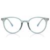 Full Rim Oval Transparent Blue Smartbuy Collection Clydel G30039 C26 Fashion Unisex Eyeglasses