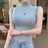 Summer New Modal Corset Tops To Wear Out Sleeveless Turtleneck Tops For Women Korean Casual White Tank Tops Women Clothing