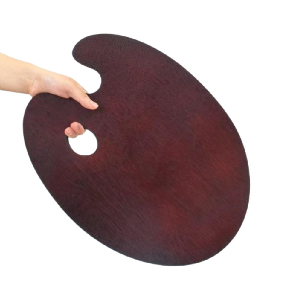 Vintage Oil Painting Palette Oval/Square Color Mixing Board Acrylic Paint Tray Art Supplies