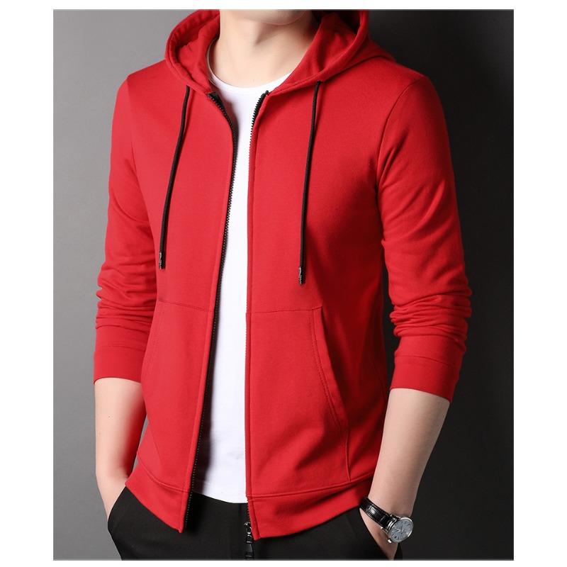 Хлопковая толстовка с капюшоном, мужской кардиган, весенняя новинка, повседневное спортивное пальто, мужская толстовка для мужчин
